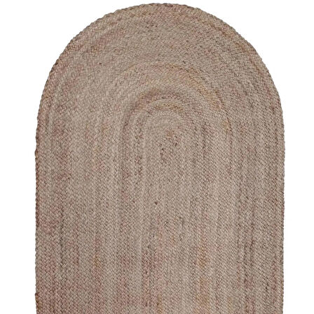 Home ET124 Bolero Jüt Örgü Halı - Natürel - 120x180 cm