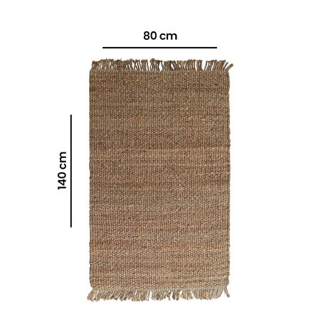 Home Bolero J-01 Jüt Halı - 80x140 cm