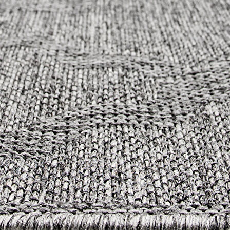 Home 5663 Hj7-E Scandic Halı - Gri - 80x140 cm