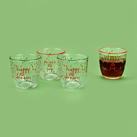 Clara 4'lü Su Bardağı Seti - Renkli - 290 ml