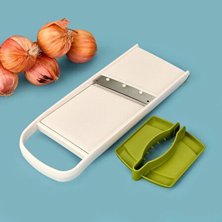 Ayarlanabilir Dilimleyici - Krem / Yeşil