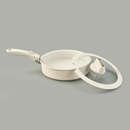 Ultimate Pro 7 Parça Pişir Sakla Tencere Seti - Bej