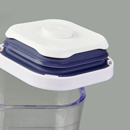 Gg Pop Mini Boy Kare Saklama Kabı - Şeffaf - 200 ml