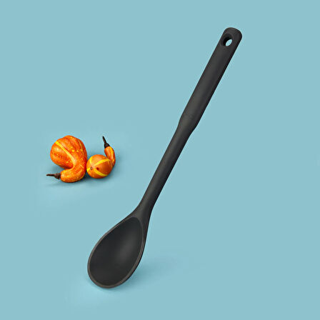 Gg Silikon Kaşık - Siyah