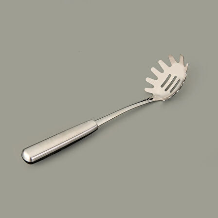 Steel Spagetti Servis Kaşığı - Gri