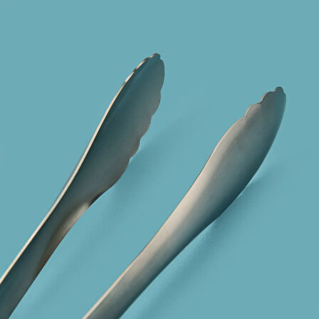 Steel Maşa - Gri - 10 cm