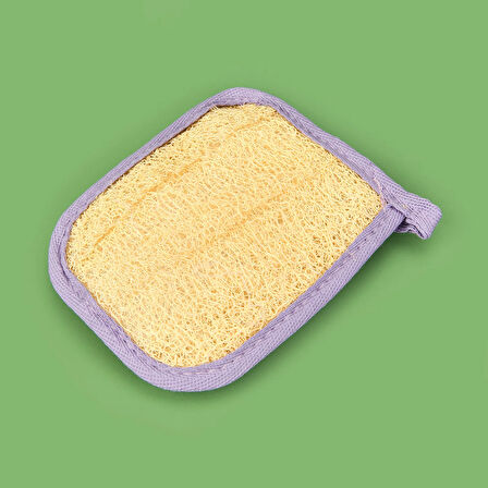 Menekşe Sabun Dolgulu Banyo Kesesi - Bej