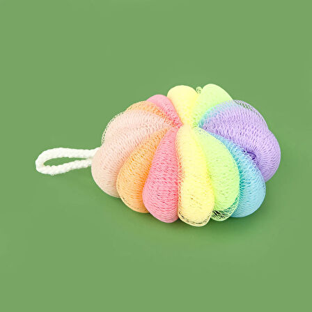 Gökkuşağı Banyo Lifi - Renkli