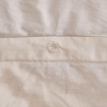 Soft Elenya Çift Kişilik Nevresim Takımı - Beyaz