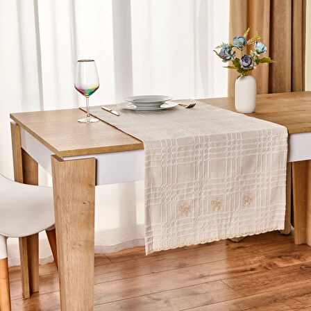 Soft Tira Runner - Ekru - 50x130 cm