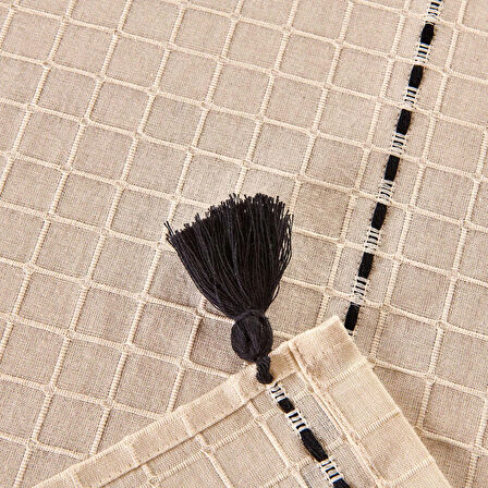 Soft Tasel Runner - Ekru - 50x130 cm