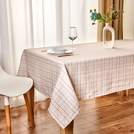 Soft Flos Masa Örtüsü - Ekru - 140x220 cm