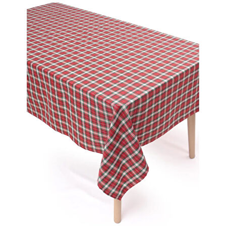 Soft Ekose Masa Örtüsü - Renkli - 160x160 cm