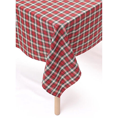 Soft Ekose Masa Örtüsü - Renkli - 160x160 cm