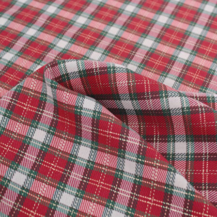 Soft Ekose Masa Örtüsü - Renkli - 160x160 cm