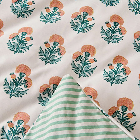 Soft Franky Çift Kişilik Nevresim Takımı - Beyaz