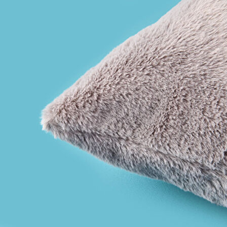 Soft Post Kırlent Kılıfı - Gri - 45x45 cm