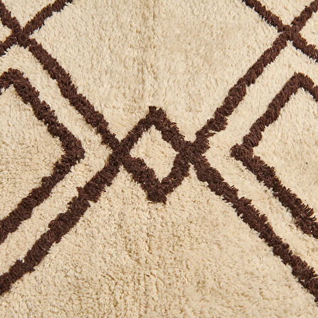 Soft Tufting Nora Banyo Paspası - Ekru - 60x90 cm