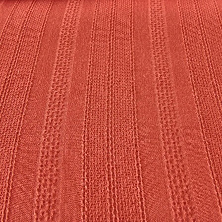 Soft Armürlü Tek Kişilik Nevresim Takımı - Kiremit