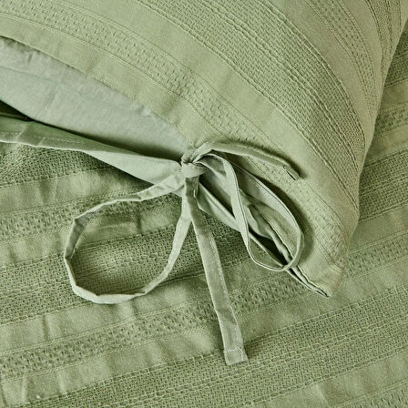 Soft Armürlü Tek Kişilik Nevresim Takımı - Yeşil