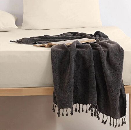 Tek Kişilik Çarşaf Seti - Ekru - 160x240 cm + 50x70 cm