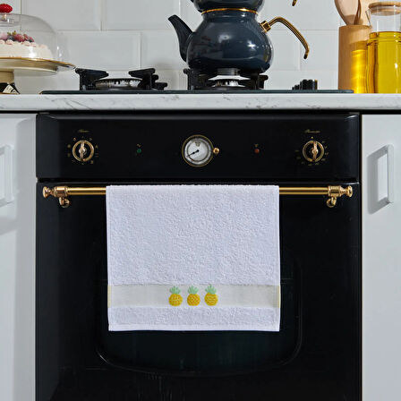 Ananas Desenli Mutfak Havlusu