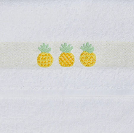 Ananas Desenli Mutfak Havlusu