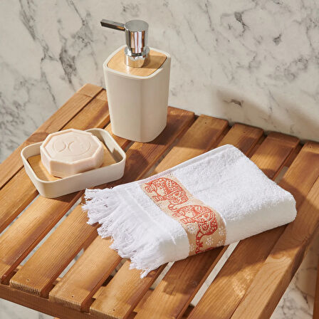 Boho El Havlusu - Kiremit Filli - 30x50 cm