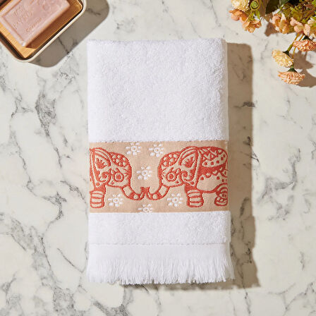 Boho El Havlusu - Kiremit Filli - 30x50 cm