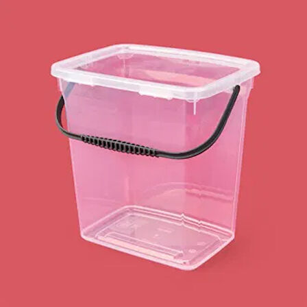 Life Q-Box Saplı Saklama Kabı - Şeffaf - 6 lt