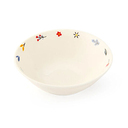 Porselen Fiore Kase - Renkli - 14 cm
