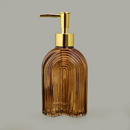 Cam Sıvı Sabunluk - Asorti - 8x19 cm