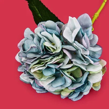 Deco Ortanca Dal Çiçek - Mavi - 37 cm