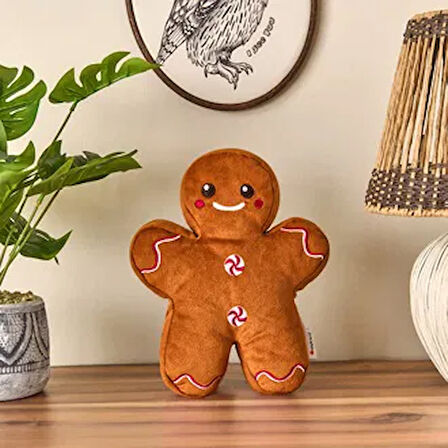 Soft Colorful Kurabiye Adam - Kahverengi - 25 cm