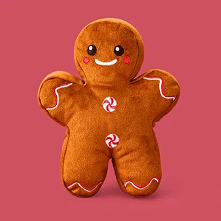 Soft Colorful Kurabiye Adam - Kahverengi - 25 cm