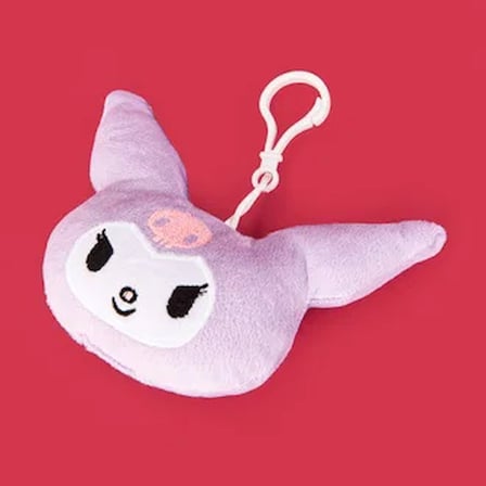 Kuromi Çanta Süsü - Mor - 15x9 cm