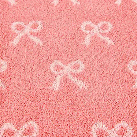 Soft Ribbon Yüz Havlusu - Ekru / Pembe - 50x90 cm