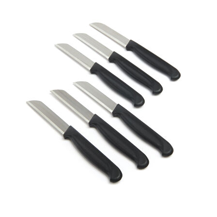 6'lı Meyve Bıçağı - Siyah