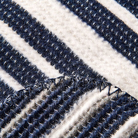 Soft Nerida Tek Kişilik Battaniye - Lacivert - 150x200 cm