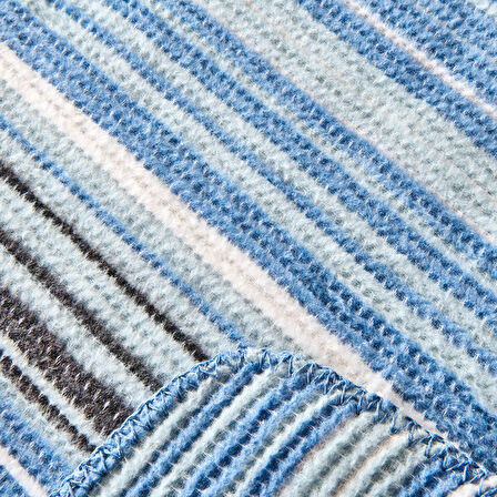 Soft Serula Tek Kişilik Battaniye - Mavi - 150x200 cm