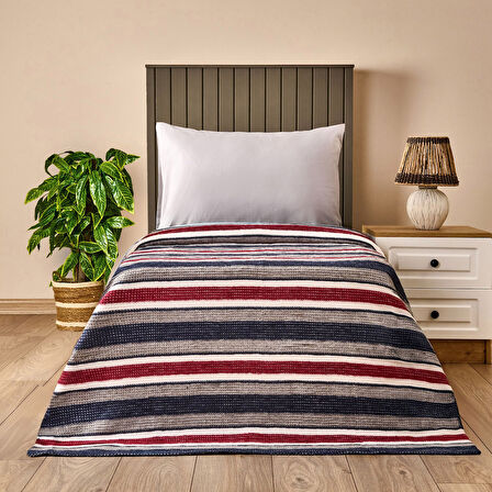 Soft Marea Tek Kişilik Battaniye - Renkli - 150x200 cm