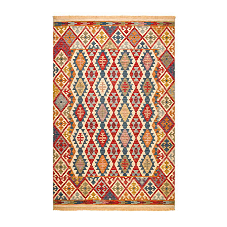 Soft Talu Halı - Renkli - 120x180 cm