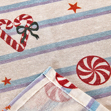 Soft Gula Runner - Renkli - 45x140 cm