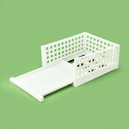 Maxi Tekli Set Akıllı Raf - Beyaz - 34x45x18 cm