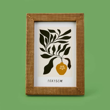 Deco Line Çerçeve - Kahverengi - 15x10 cm