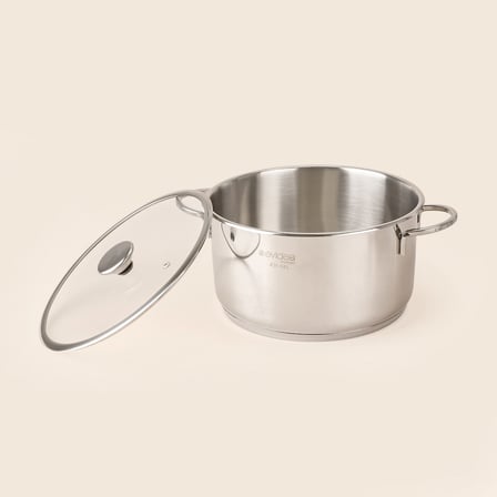 Kitchen Pure Steel 6 Parça Çelik Tencere Seti