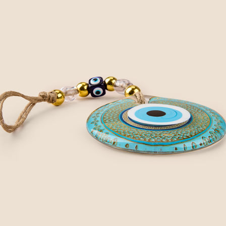 Deco Camgöbeği Nazarlık - Renkli - 11 cm