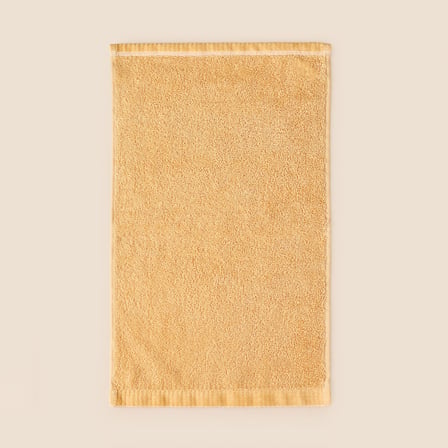 Soft Linen El Havlusu - Hardal - 30x50 cm