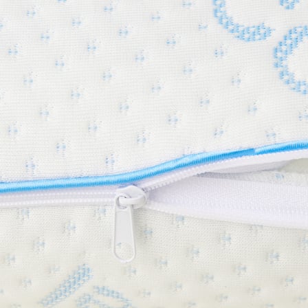 Soft Jelli Serinletici Visko Yastık - Beyaz - 40x60x13 cm