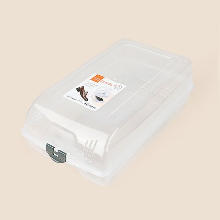 Living Bay Ayakkabı Kutusu - Şeffaf - 37 cm